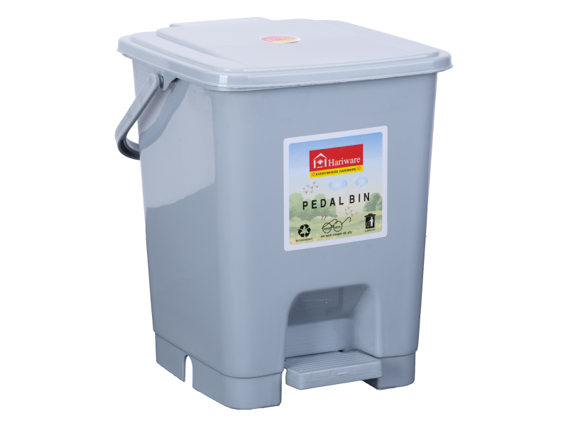 Square Pedal Bin 30L